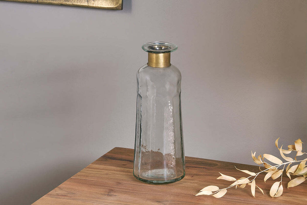 Chara Hammered Bottle Decorative