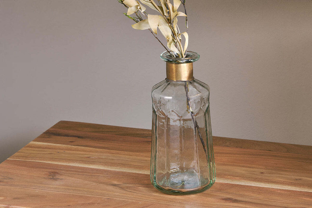 Chara Hammered Bottle Decorative