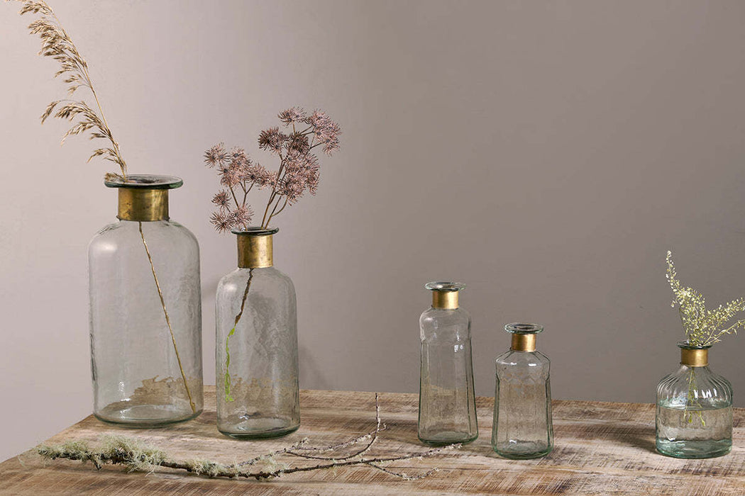 Chara Hammered Bottle Decorative