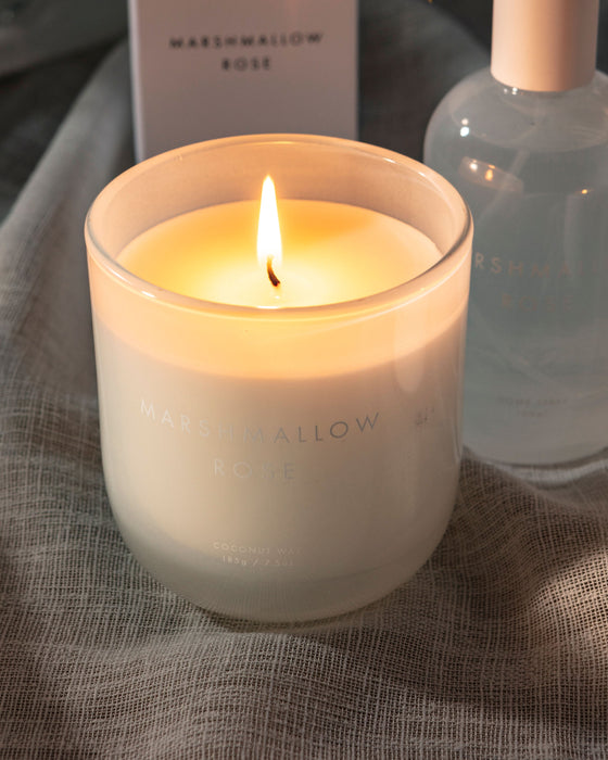 Marshmallow Rose Neutral Core Candle Small