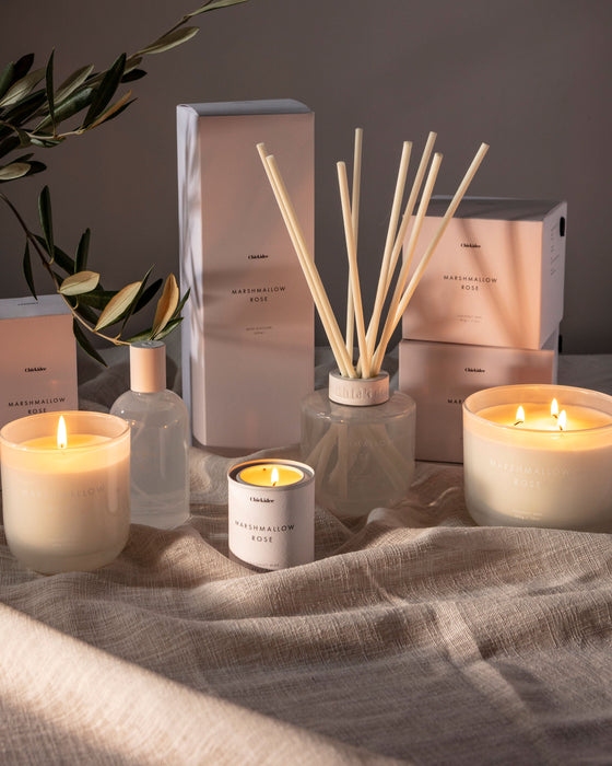 Marshmallow Rose Neutral Core Reed Diffuser
