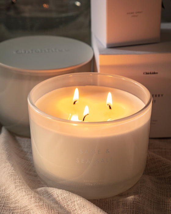 Coconut Bloom Neutral Core Candle Large