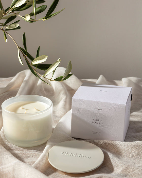 Sage & Sea Salt Neutral Core Candle Large