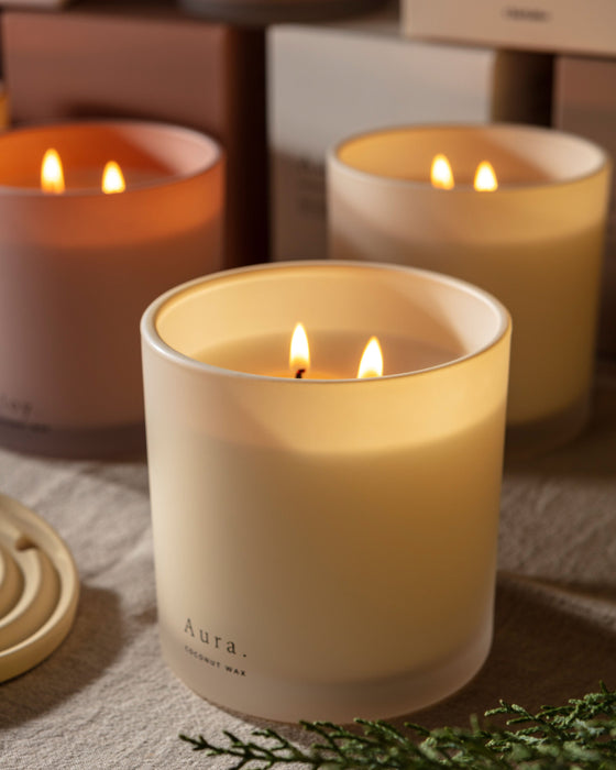 Aura Clay Candle