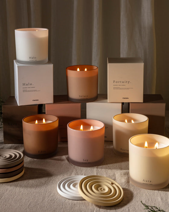 Fortuity Clay Candle