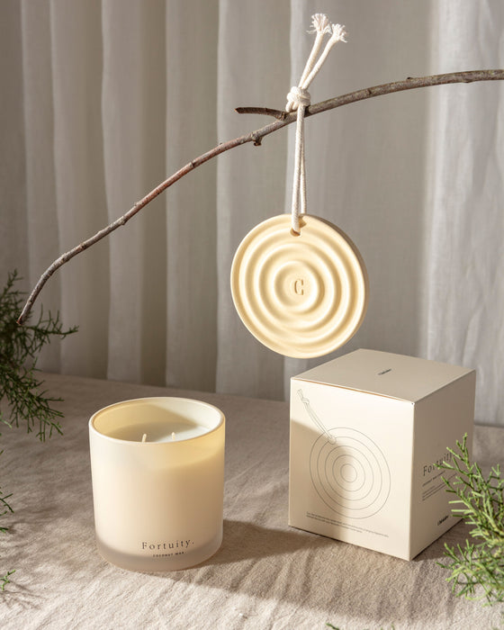 Fortuity Clay Candle