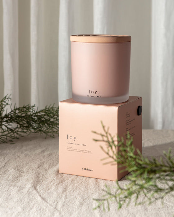 Joy Clay Candle