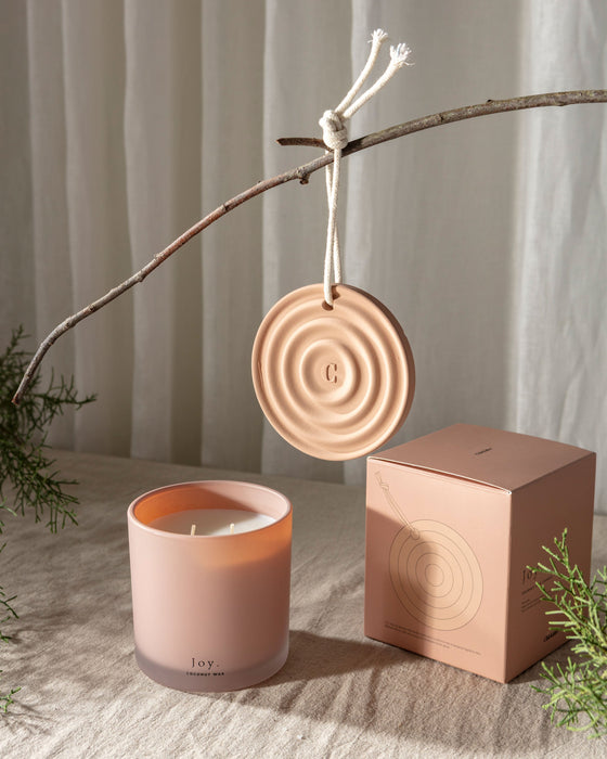 Joy Clay Candle