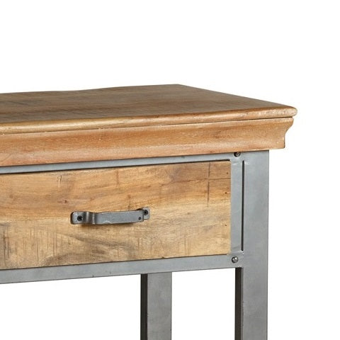 Metropolis Industrial 2 Drawer Console Table