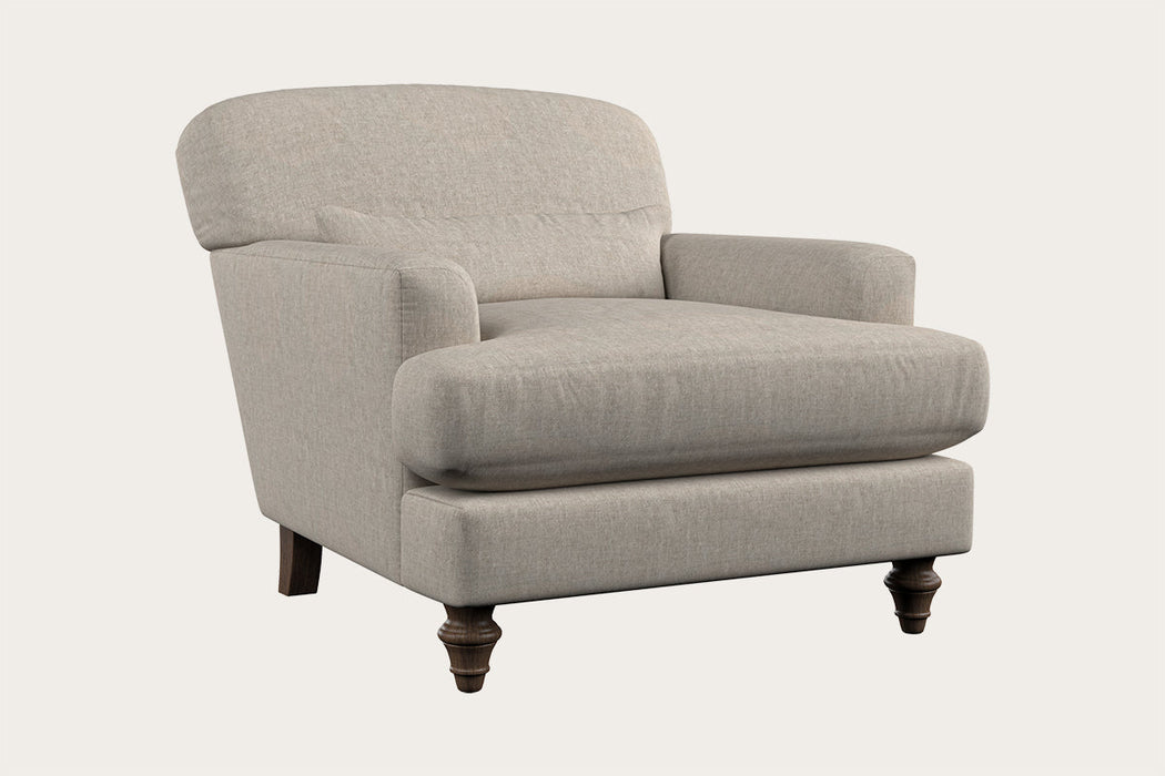 Deni Armchair Brera Linen Natural