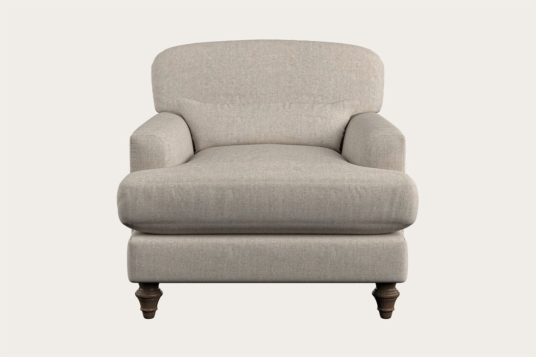 Deni Armchair Brera Linen Natural