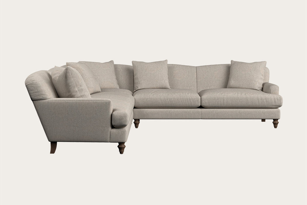 Deni Grand Corner Sofa Brera Linen Natural
