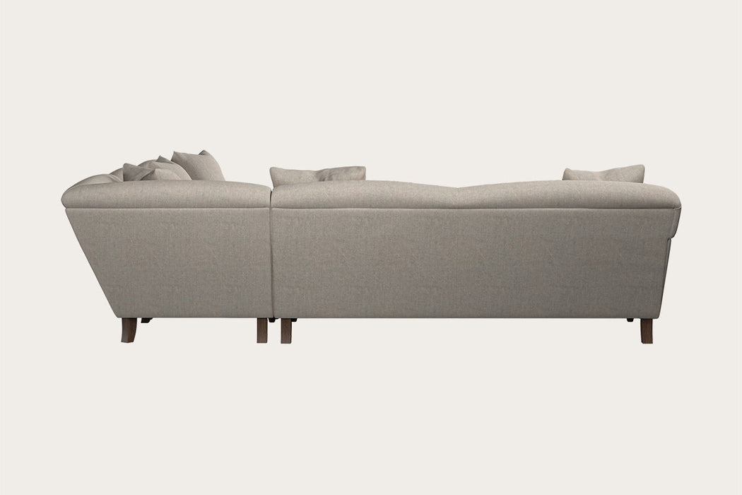 Deni Grand Corner Sofa Brera Linen Natural