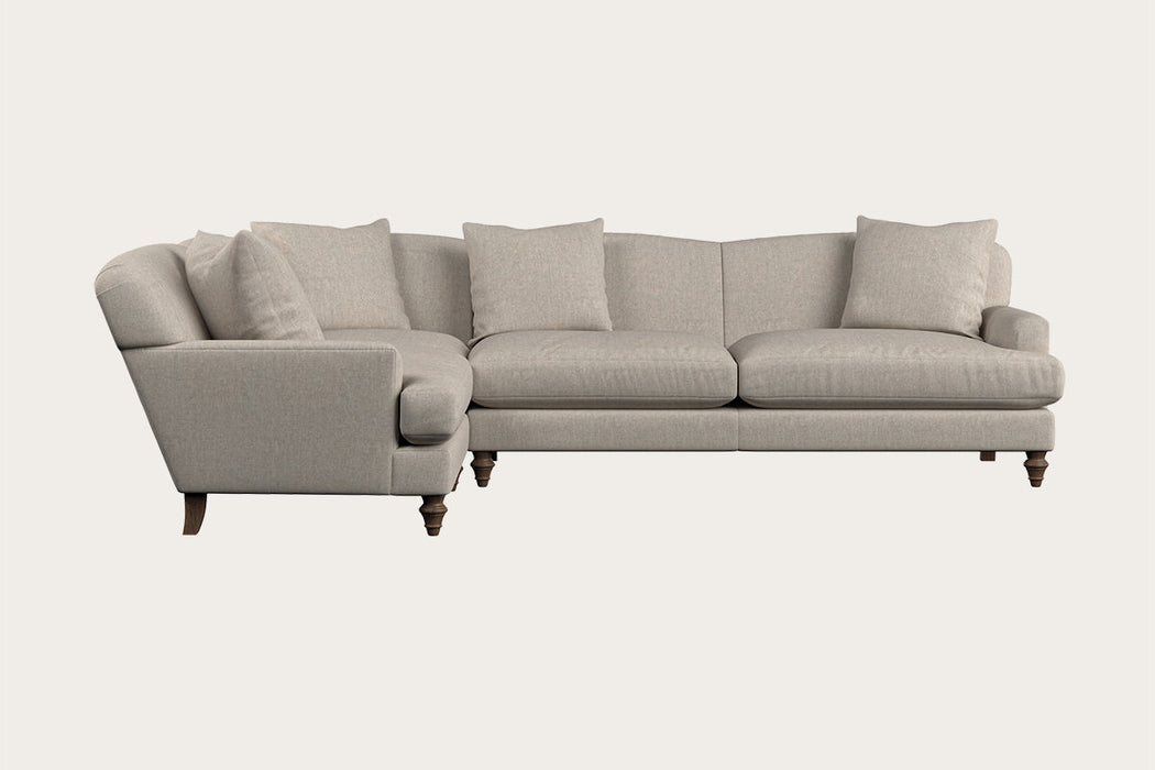 Deni Grand Left Hand Corner Sofa Brera Linen Natural