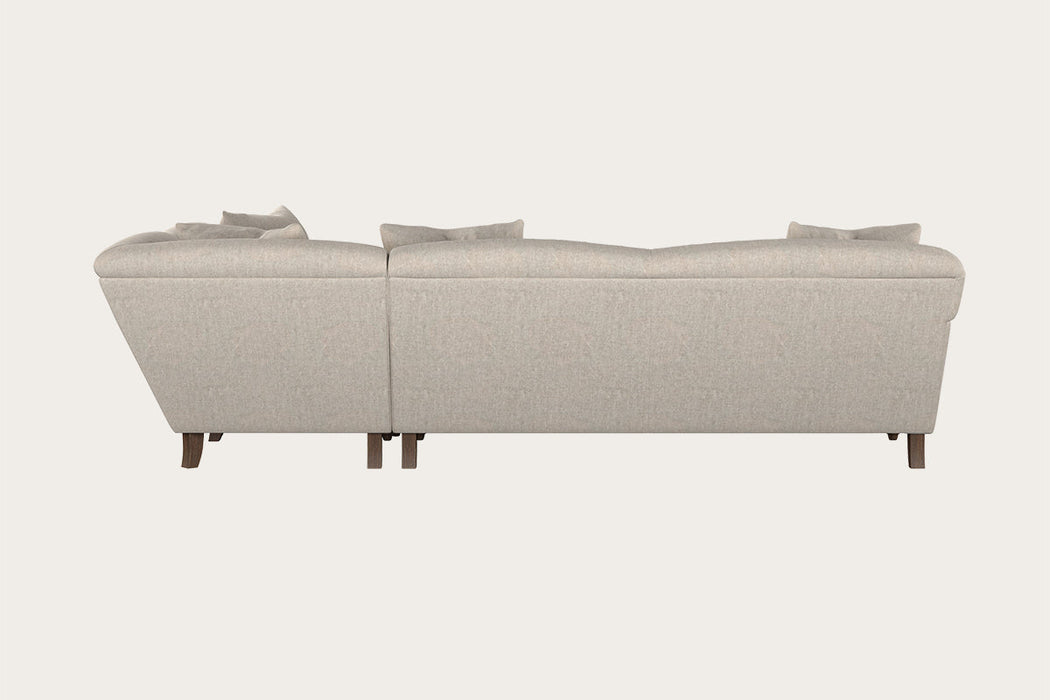 Deni Grand Right Hand Corner Sofa Brera Linen Natural