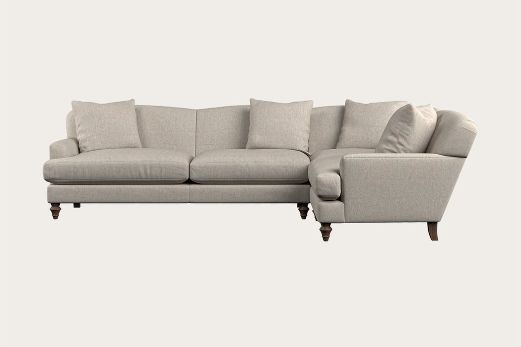Deni Grand Right Hand Corner Sofa Brera Linen Natural