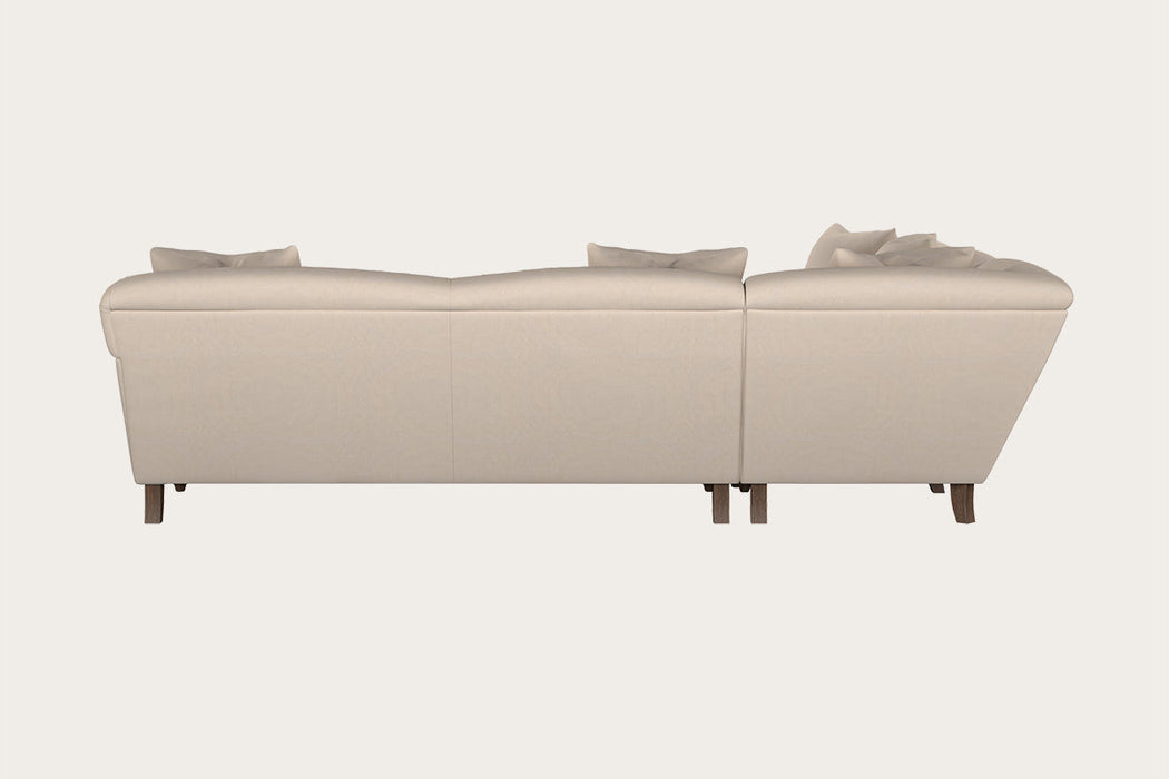 Deni Large Corner Sofa - Brera Linen Granite