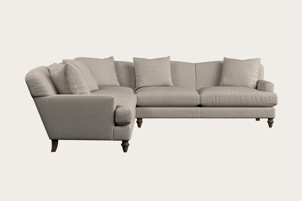 Deni Large Corner Sofa Brera Linen Natural