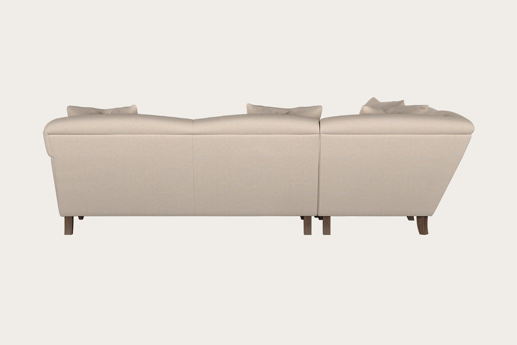 Deni Large Right Hand Corner Sofa - Recycled Cotton Natural