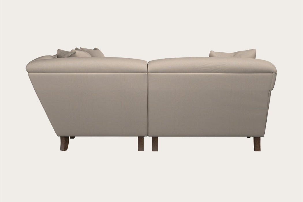 Deni Large Right Hand Corner Sofa - Recycled Cotton Natural