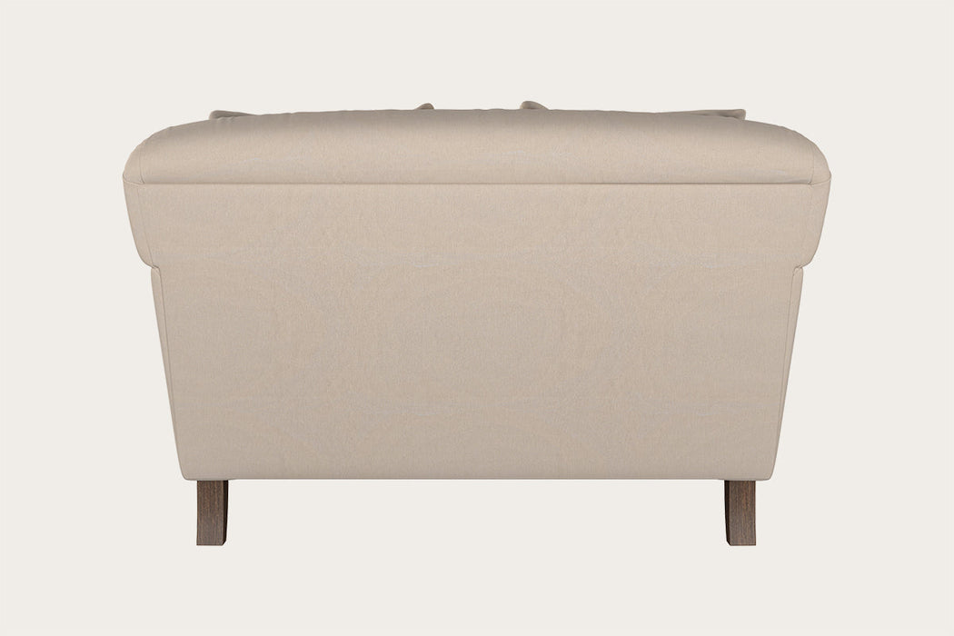 Deni Love Seat - Recycled Cotton Natural