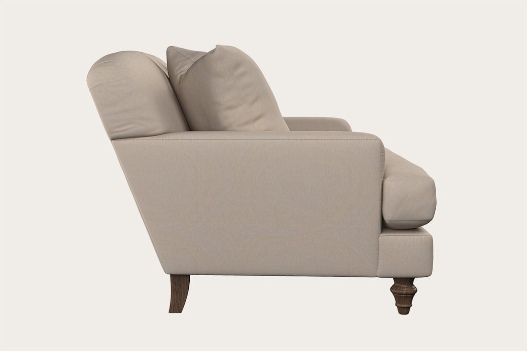 Deni Love Seat - Recycled Cotton Natural