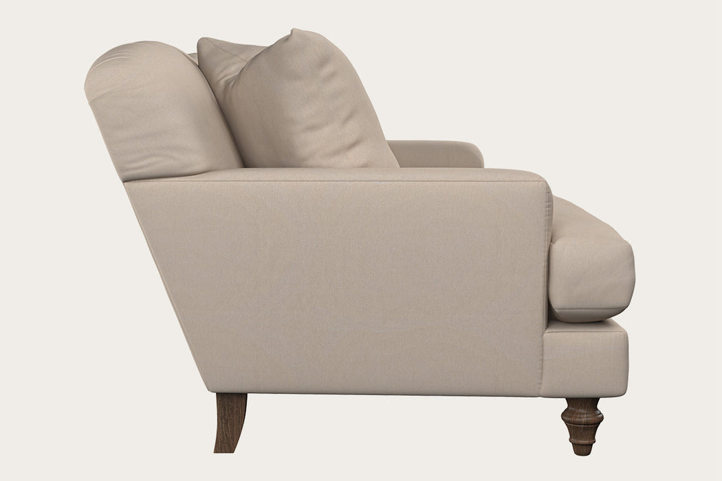 Deni Large Footstool - Brera Linen Smoke