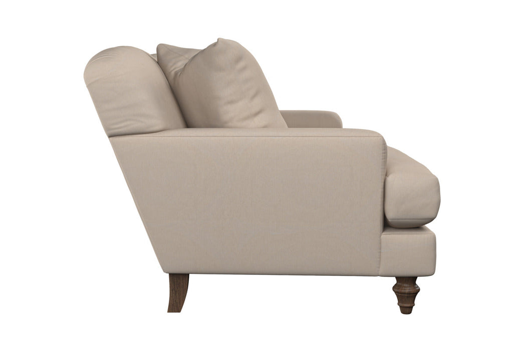 Deni Large Footstool - Brera Linen Smoke