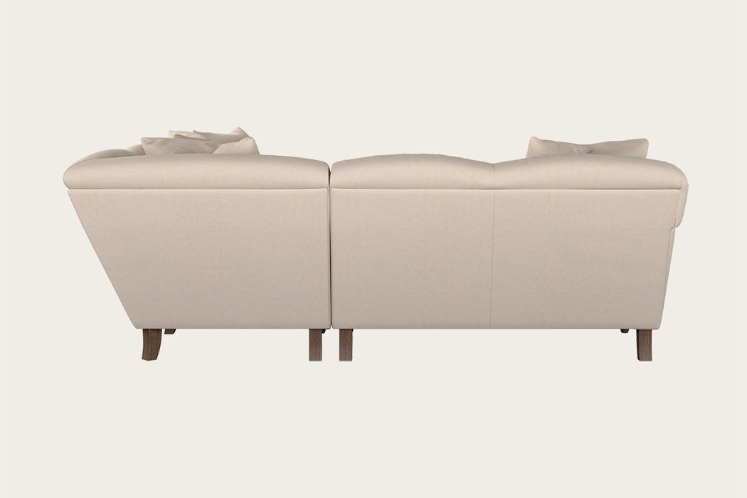 Deni Super Grand Left Hand Corner Sofa - Recycled Cotton Natural