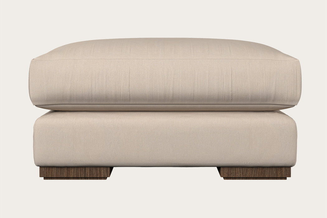 Deni Large Left Hand Chaise Sofa - Brera Linen Indigo