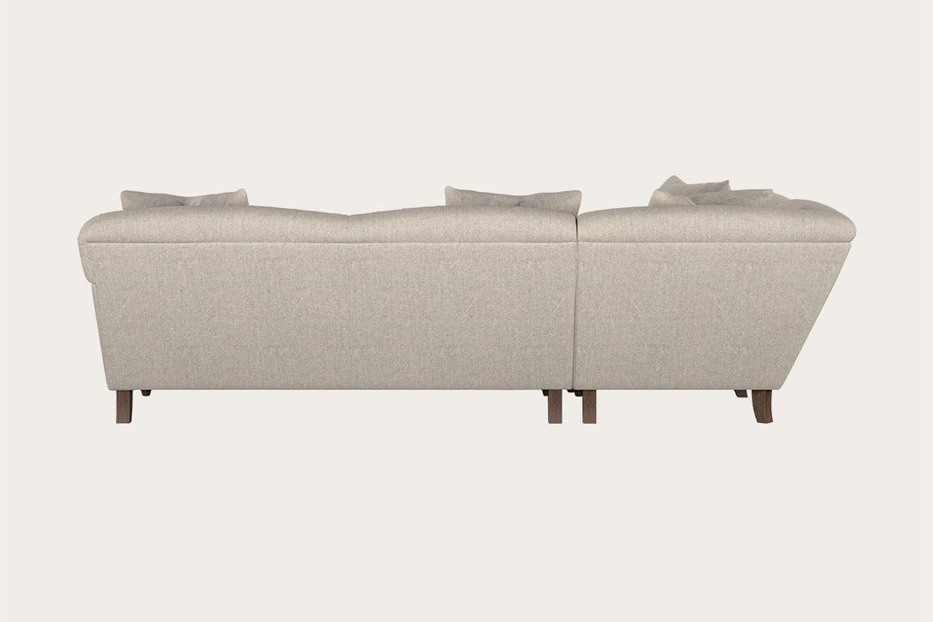 Deni Large Right Hand Corner Sofa Brera Linen Natural