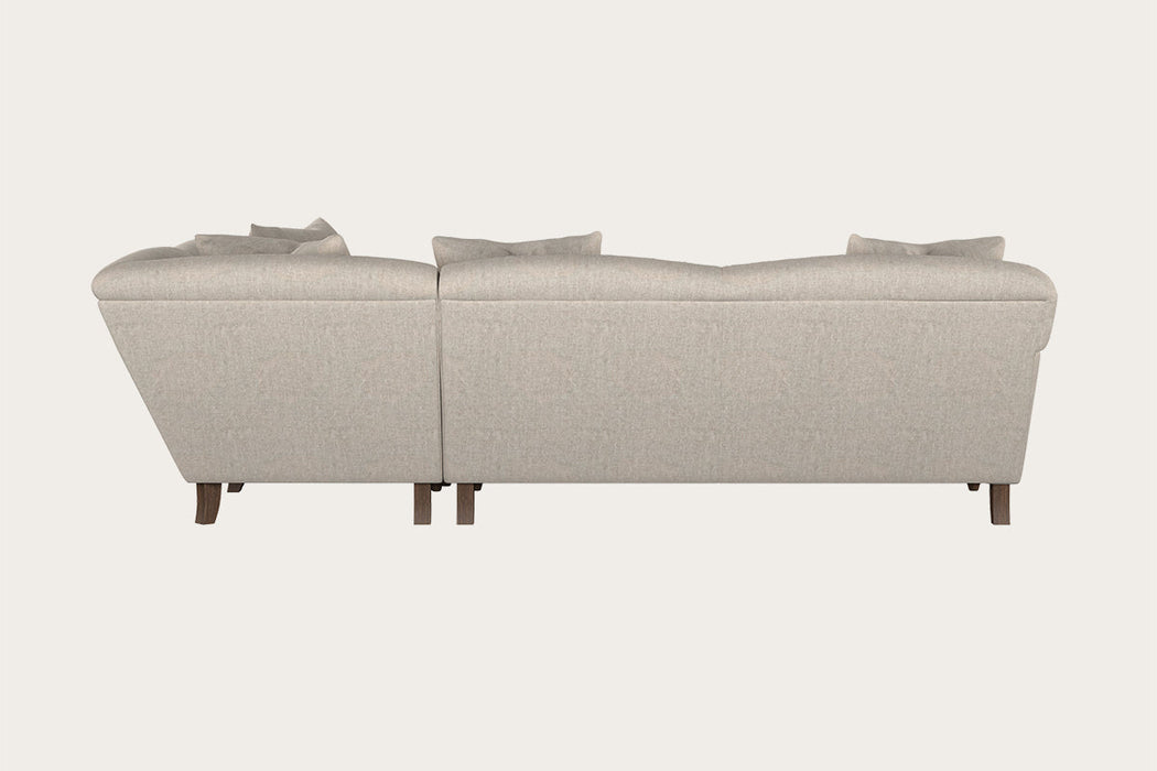 Deni Large Left Hand Corner Sofa Brera Linen Natural