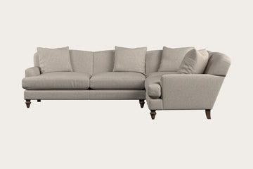 Deni Large Left Hand Corner Sofa - Brera Linen Natural