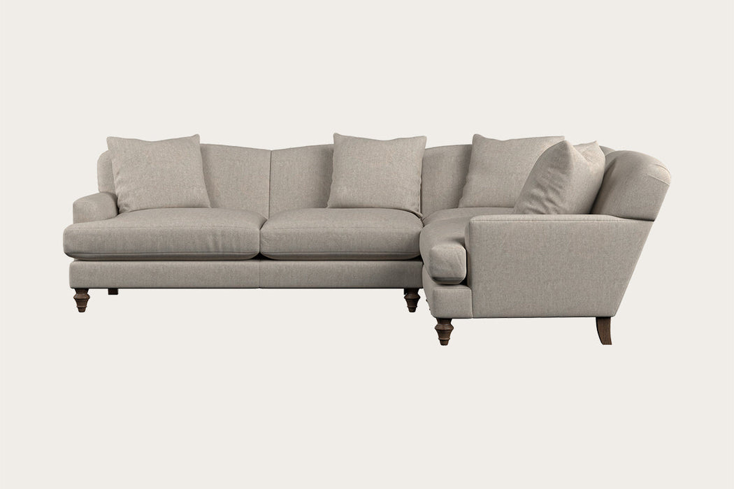 Deni Large Left Hand Corner Sofa - Brera Linen Natural