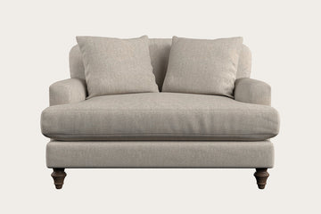 Deni Love Seat - Brera Linen Natural