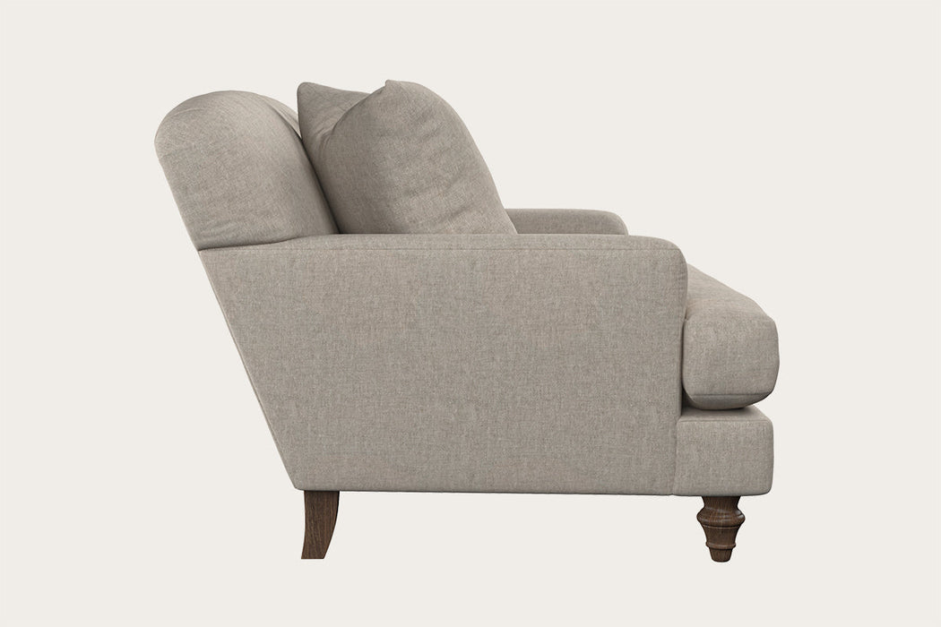 Deni Love Seat Brera Linen Natural