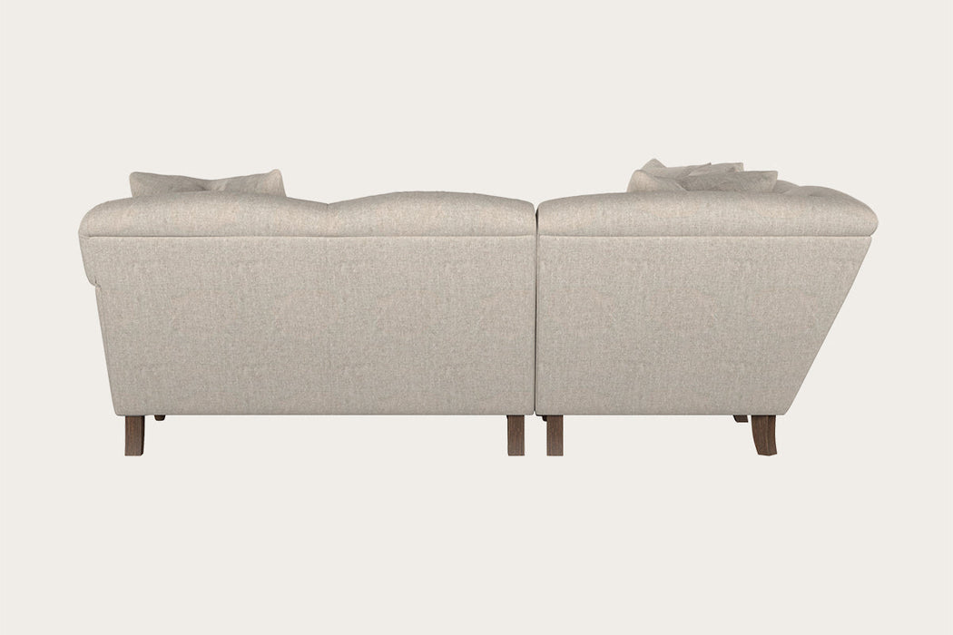 Deni Super Grand Right Hand Corner Sofa Brera Linen Natural