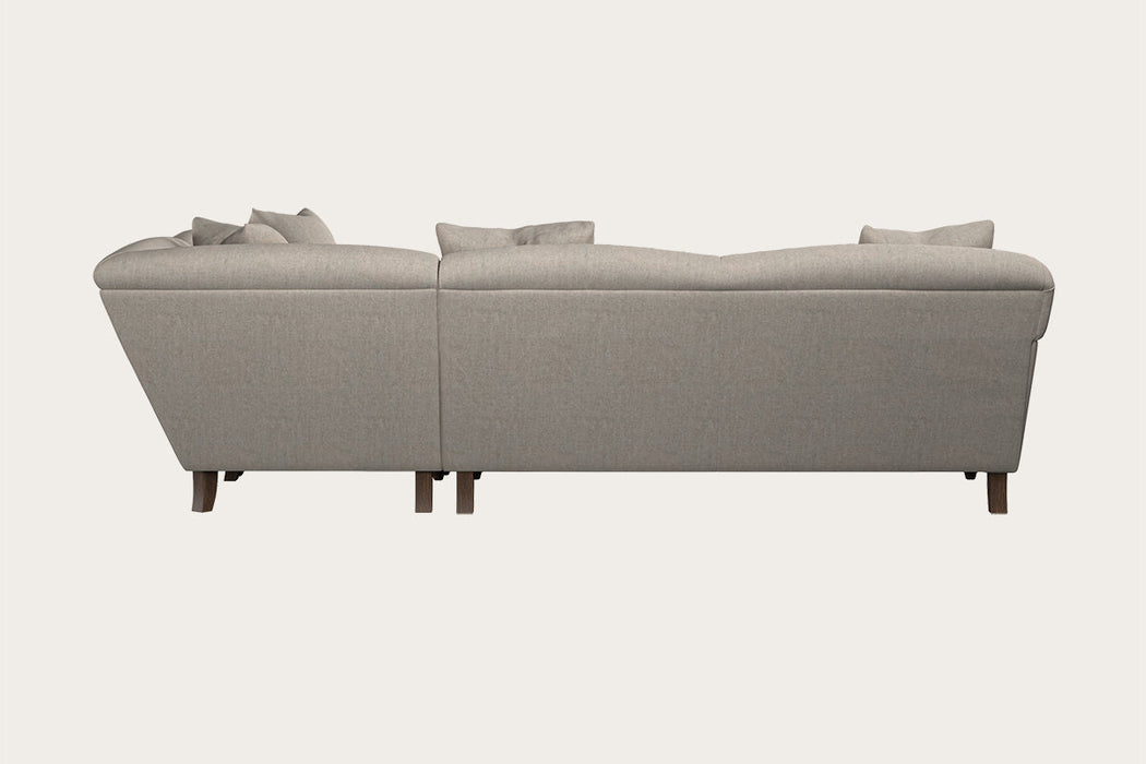 Deni Super Grand Right Hand Corner Sofa Brera Linen Natural