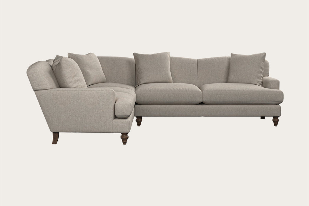 Deni Super Grand Left Hand Corner Sofa Brera Linen Natural