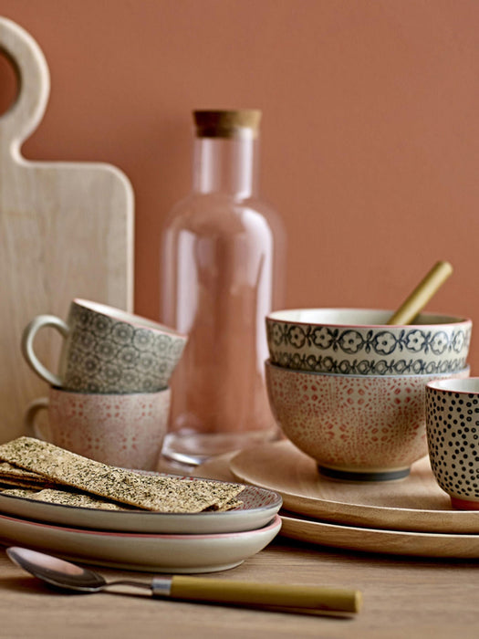 Bowls CÃÂ©cile with Small Pattern, Set of 4