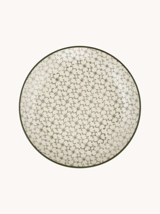 Breakfast Plates Karine with Small Pattern Set of 4