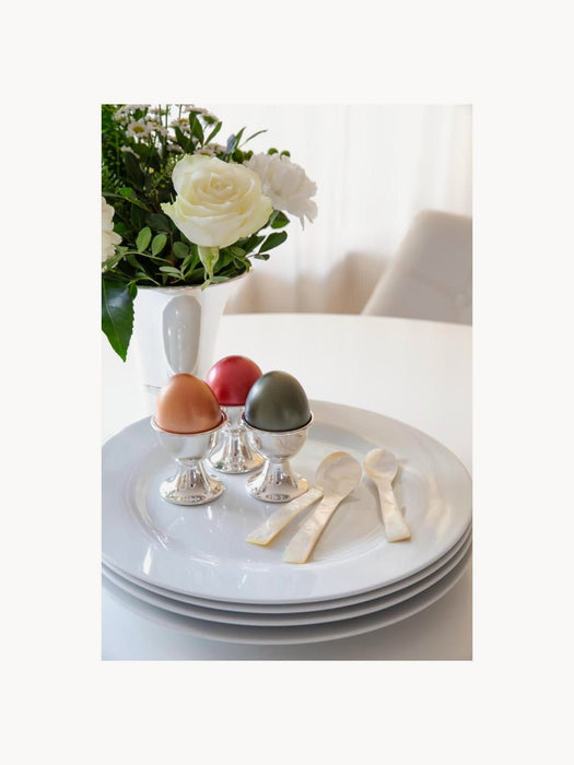 Mother-of-pearl Egg Spoons Ecke Set of 2