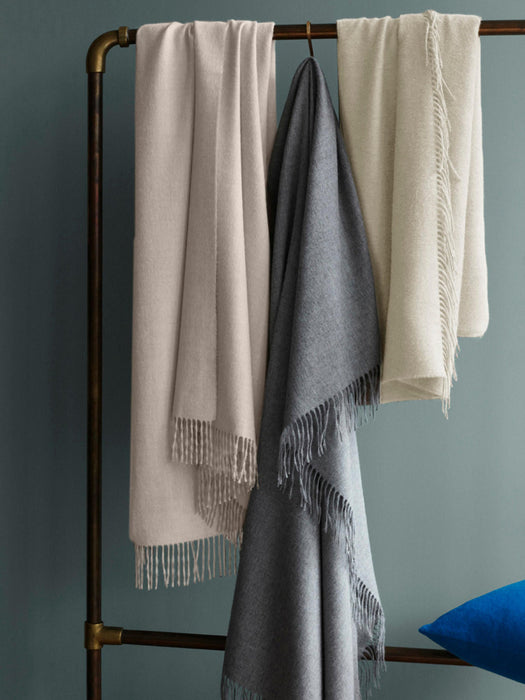 Luxury Baby Alpaca Wool Throw