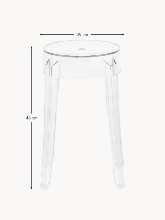 Design Stool Charles Ghost