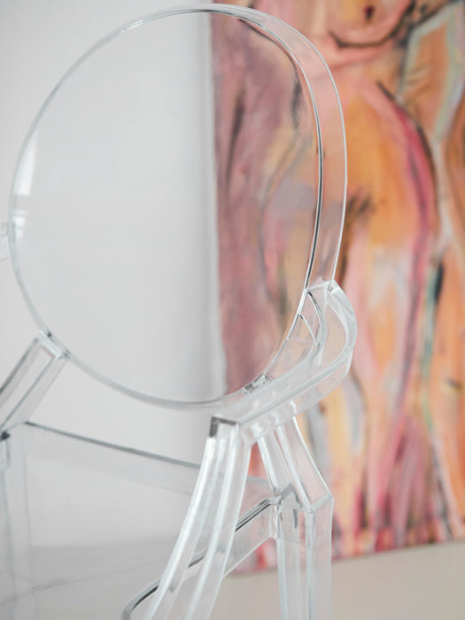 Design Dining Chair Louis Ghost with Armrests