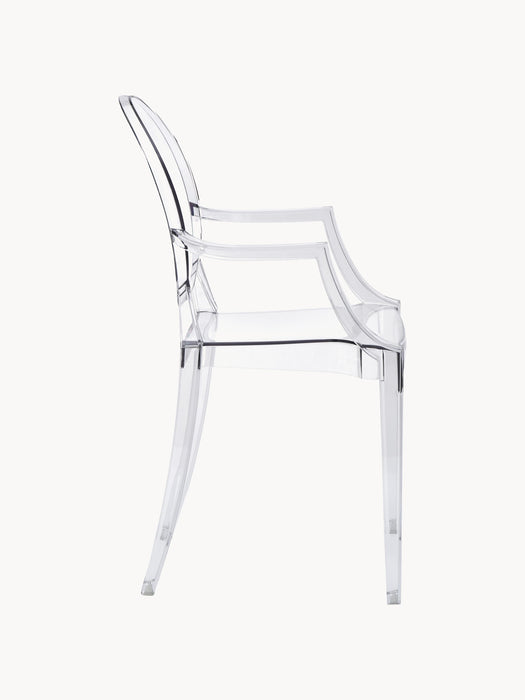 Design Dining Chair Louis Ghost with Armrests
