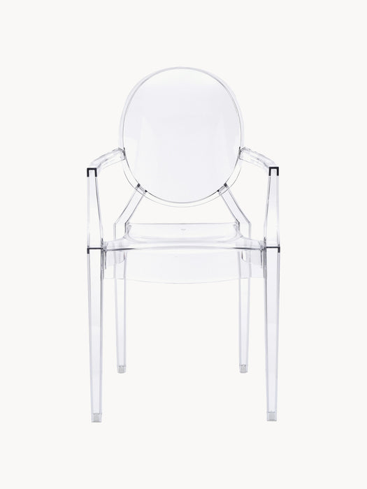 Design Dining Chair Louis Ghost with Armrests
