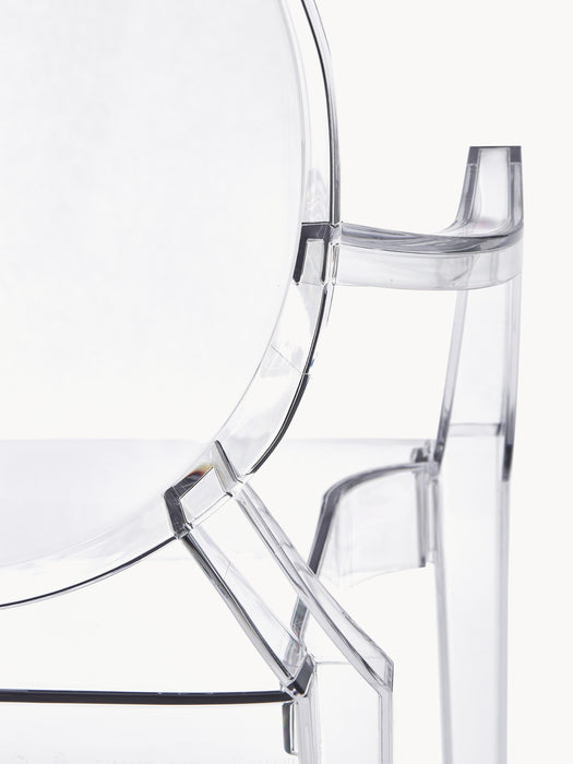 Design Dining Chair Louis Ghost with Armrests