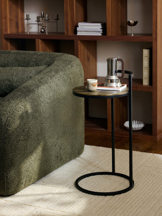 Circle Round Metal Side Table