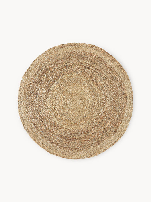 Round Handmade Jute Rug Sharmila